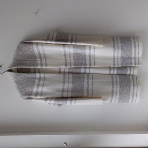 Athleta Panorama Point Cardigan Sweater Wool Cashmere Blend Cream Tan Small